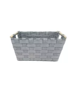 Cestino in tnt easy system 'grande' grigio 47x31,5x25,5 cm