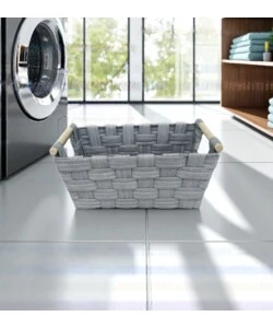 Cestino in tnt easy system "piccolo" grigio 37,5x23,5x16,5 cm
