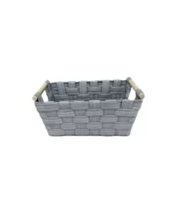 Cestino in tnt easy system 'piccolo' grigio 37,5x23,5x16,5 cm