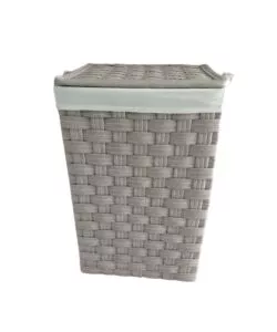 Portabiancheria easy system 'grande' beige in tnt 42,5x42,5x62 cm