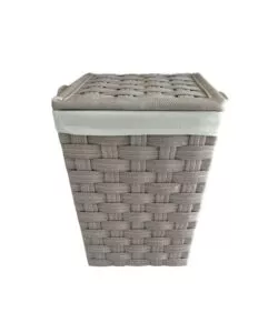 Portabiancheria easy system 'piccolo' beige in tnt 34,5x34,5x49,5 cm