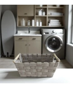 Cestino in tnt easysystem "piccolo" beige 37,5x23,5x16,5 cm
