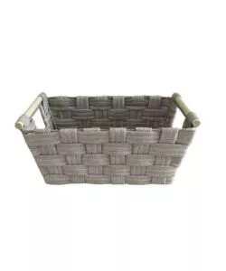 Cestino in tnt easysystem 'piccolo' beige 37,5x23,5x16,5 cm