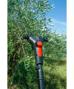 ABBACCHIATORE OLIVE BLUE BIRD "EGEO 23-50 ASTA FIX" CON KIT BATTERIA E CARICABATTERIA 12V