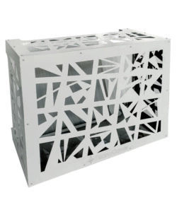 Copriclimatizzatore "design b" in metallo 86x44x68 cm