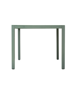 Set da giardino solaria "tarquinia" verde in ferro e vetroceramica 4 sedute e tavolo
