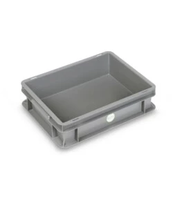 Contenitore europallet fami 'euro box' in polipropilene grigio 40x30x10 cm