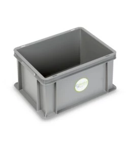 Contenitore europallet fami 'euro box' in polipropilene grigio 40x30x22 cm