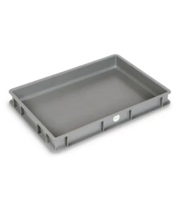 Contenitore europallet fami 'euro box' in polipropilene grigio 60x40x32 cm