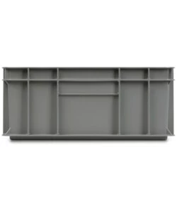 Contenitore europallet fami "euro box" in polipropilene grigio 60x40x17 cm