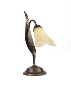 Onli Bronzo Lampada Da Tavolo 1 Luce "Alga" E14