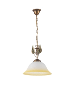 Onli Bronzo Lampadario 1 Luce "Sonia" E27 30 Cm
