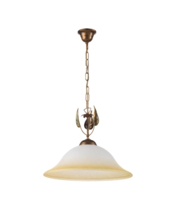 Onli Bronzo Lampadario 1 Luce "Mira" E27 40 Cm