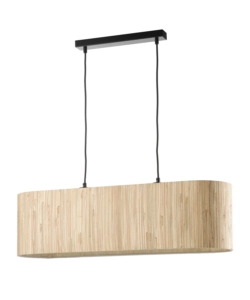 Onli Lampadario 2 Luci "Madu" Legno E27