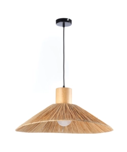 Onli Marrone Lampadario 1 Luce "Rafia" E27