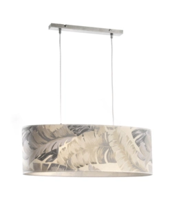 Onli Grigio Lampadario 2 Luci "Piume" E27