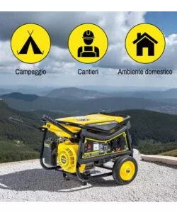 Generatore di corrente a benzina system+ 3000w