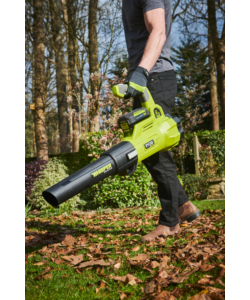 Soffiatore a batteria con turbine jet ryobi "ry36blxa-140p" batterie incluse 2x4ah 36v