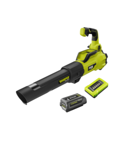 Soffiatore a batteria con turbine jet ryobi 'ry36blxa-140p' batterie incluse 2x4ah 36v