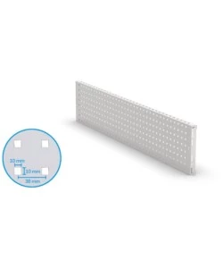 Pannello foro quadro portautensili fami in acciaio grigio 143,8x4x30,4 cm