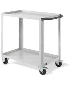 Baule portaoggetti valex in plastica con ruote gommate 61x37x42 cm