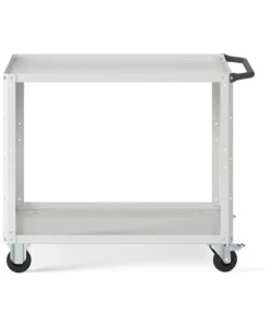 Carrello da officina fami "clever large" con due ripiani in lamiera grigio 102,8x61,5x81,9 cm