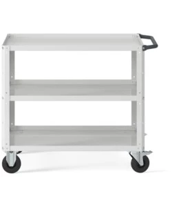 Carrello da officina fami "clever large" con tre ripiani in acciaio grigio 102,8x61,5x84,6 cm