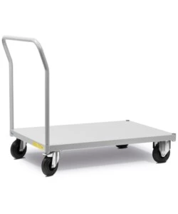 Carrello da officina fami 'clever small' con due ripiani in lamiera grigio 90,8x51,5x81,9 cm
