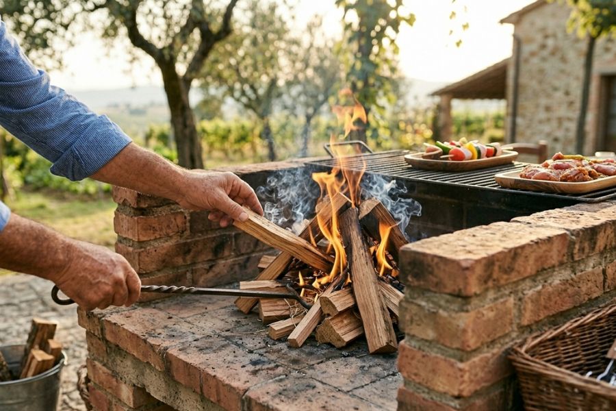 Come Accendere Il Barbecue Con La Legna