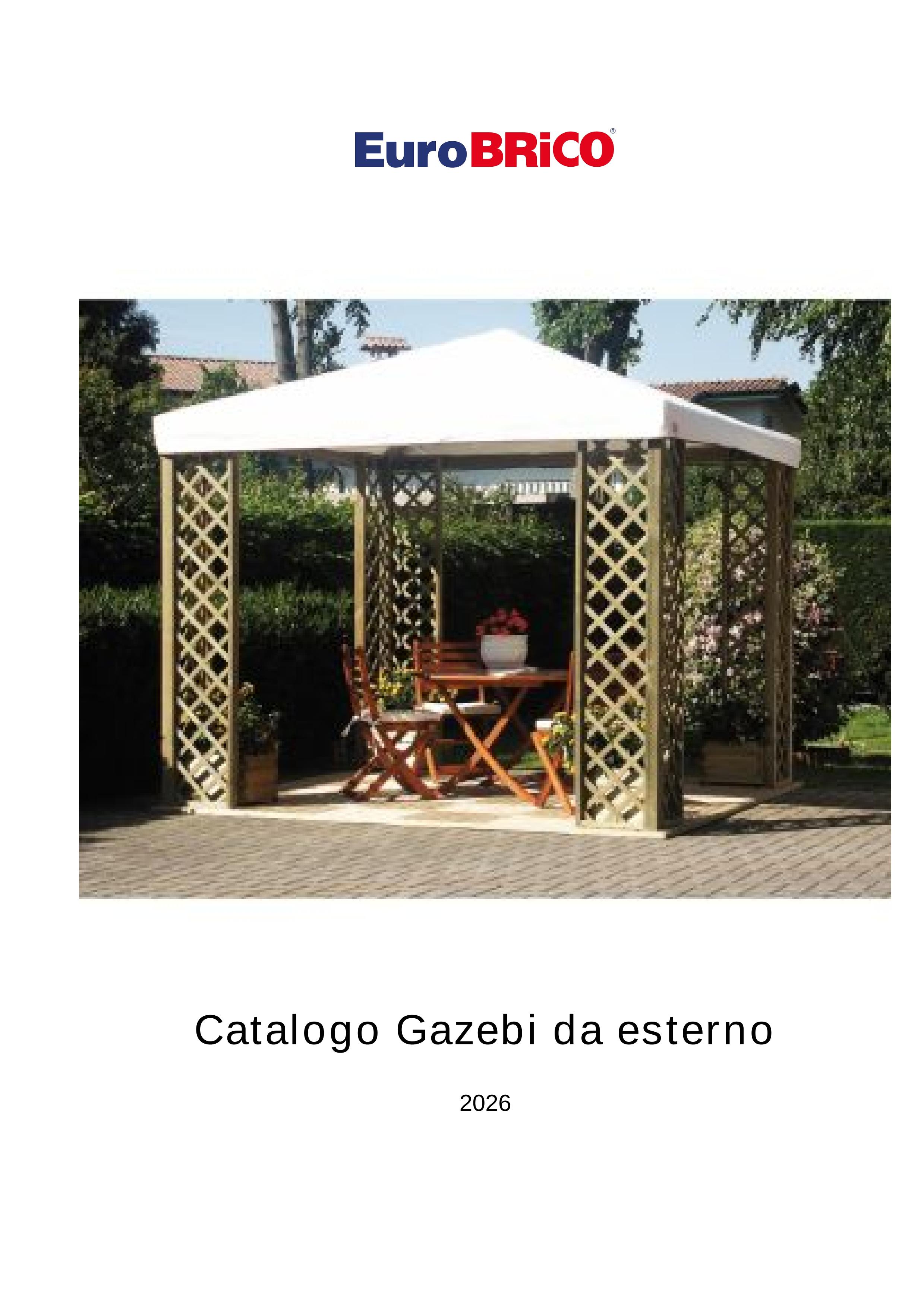 Catalogo Gazebi da esterno