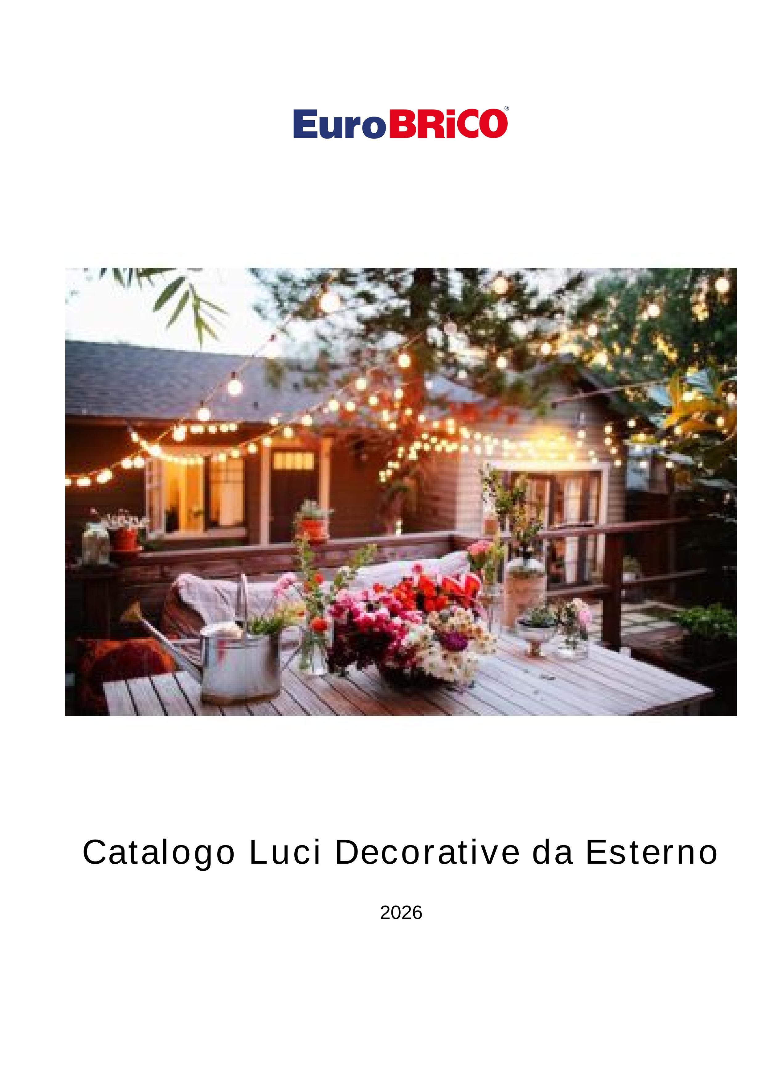 Catalogo Luci Decorative da Esterno