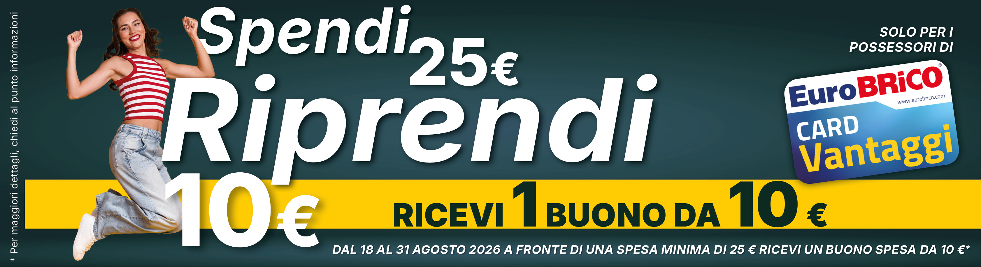 Banner 1615X440 Px Possessori Card Vantaggi Euro Brico