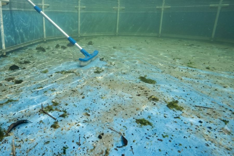 Come Pulire Il Fondo Della Piscina Spazzola (1)