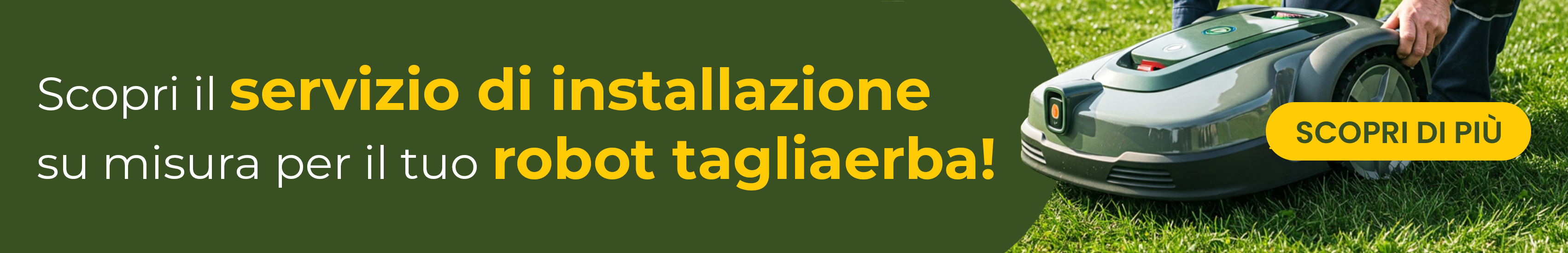 Servizio installazione robot tagliaerba
