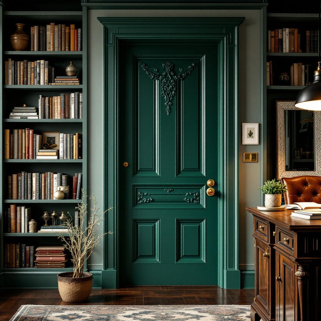 Porta Colorata Stile Classico