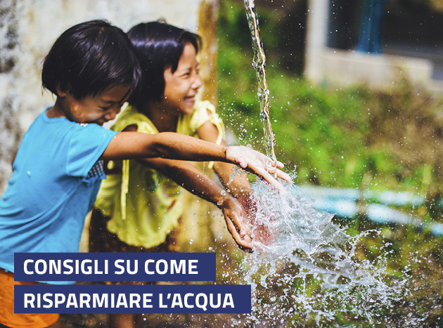 Consigli Risparmiare Acqua Banner