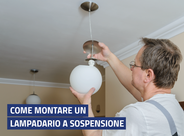 Montare Lampadario 01