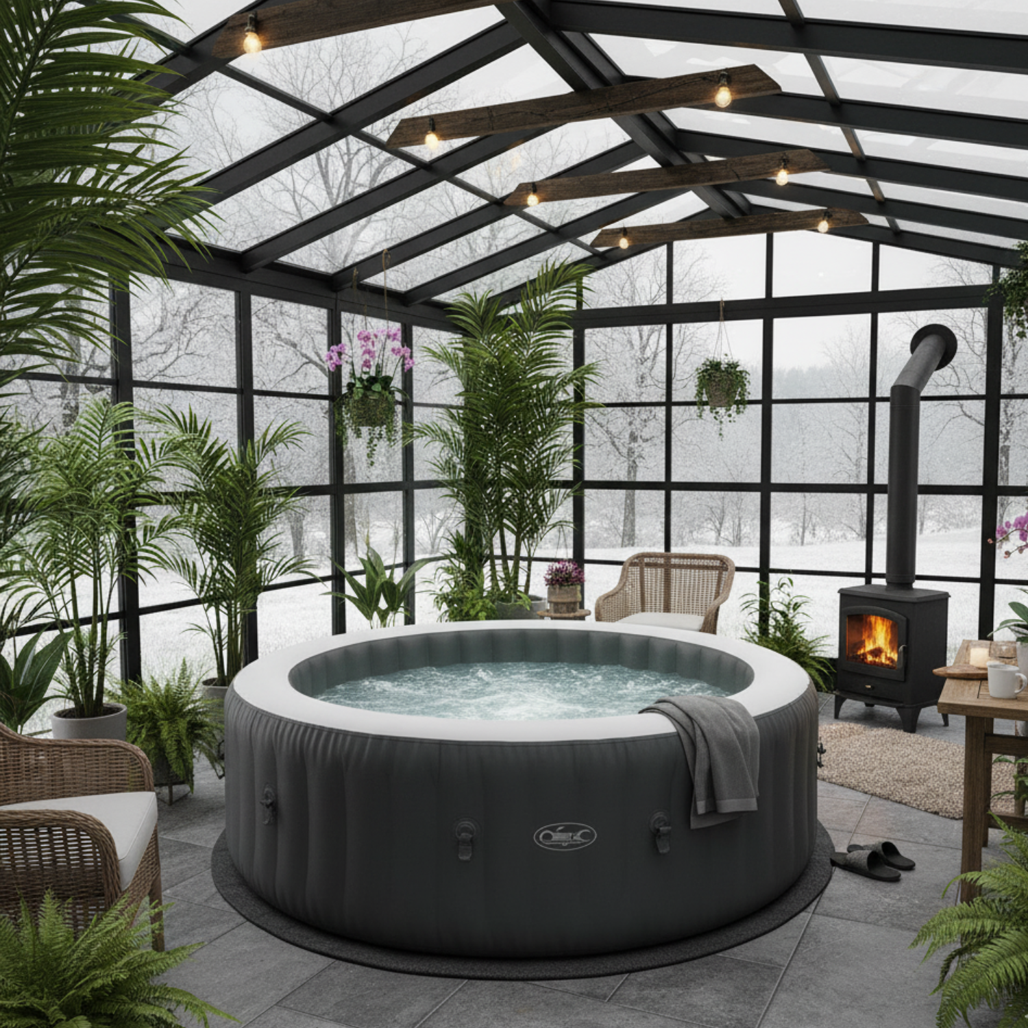 Giardino Inverno Piscin E Stufa