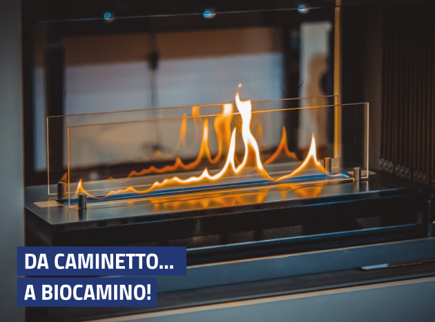Vecchio Caminetto A Bioetanolo Banner