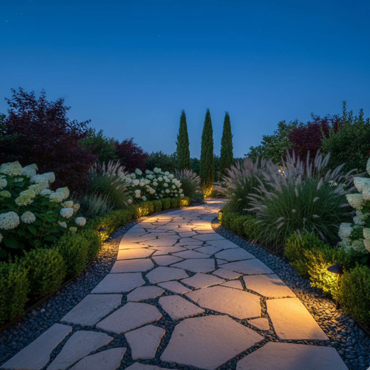 Illuminazione Giardino Vialetto Illuminato