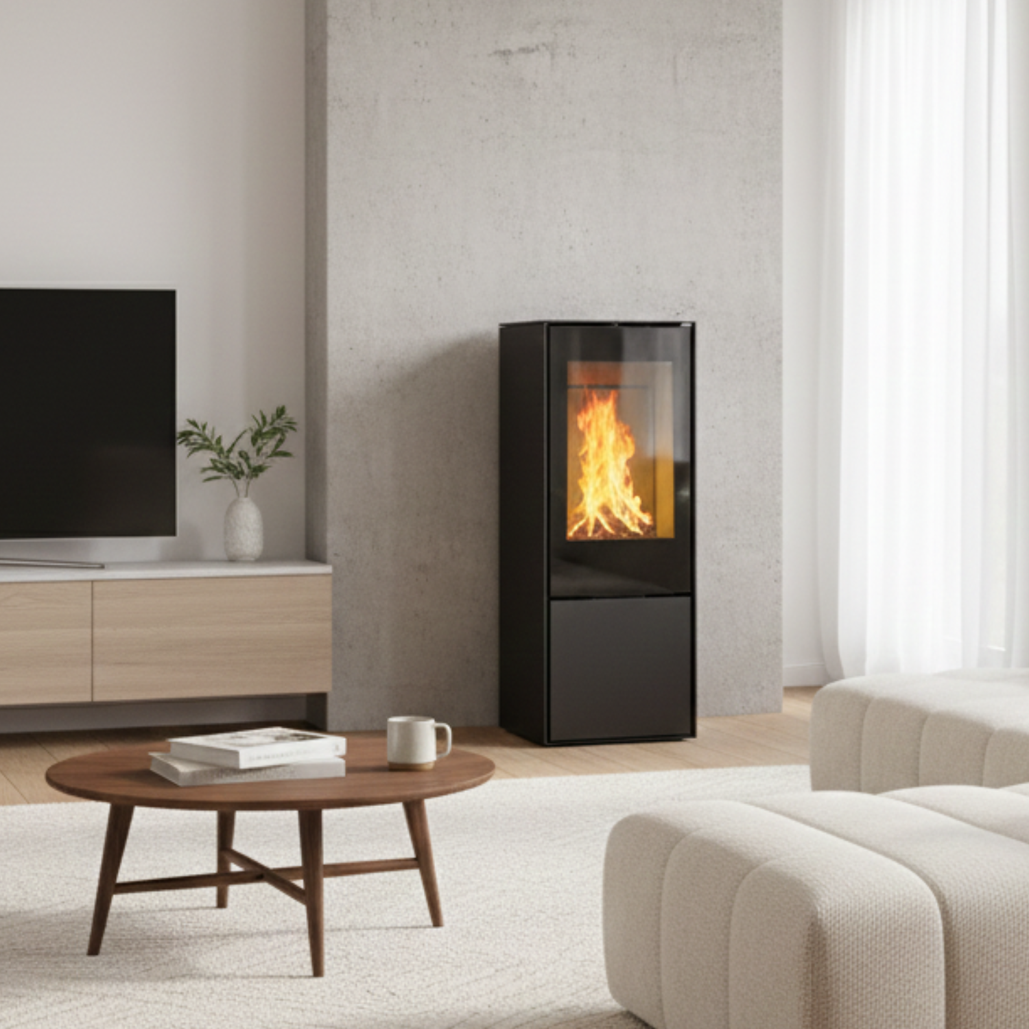 Stufa A Pellet Senza Canna Fumaria (1)